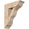 Ekena Millwork Funston Traditional Smooth Bracket w/ Offset Brace, Douglas Fir, 7 1/2"W x 22"D x 26"H BKT0806X22X26FST01SDF - alternate 1